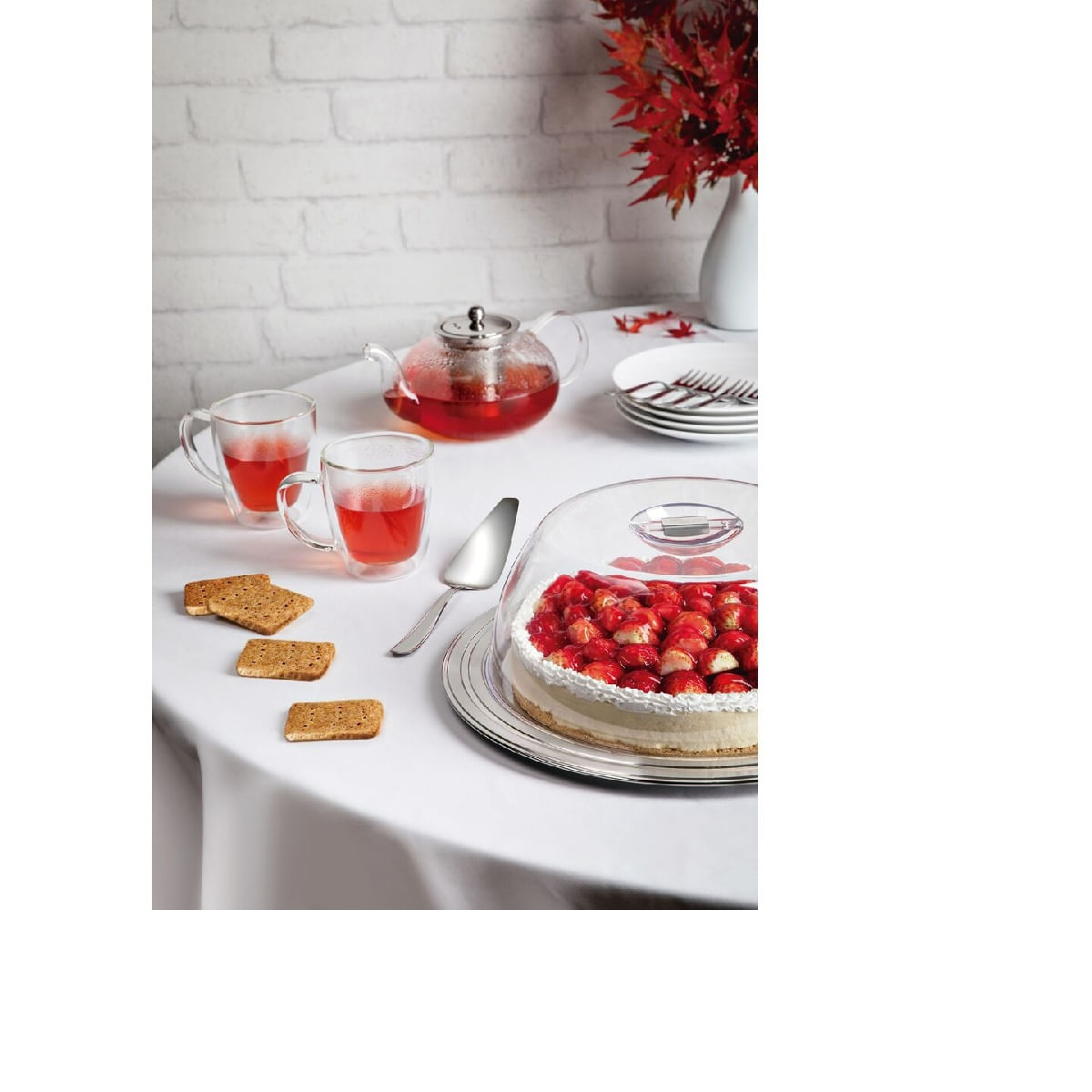 Kit para Torta Tramontina 9 Peças Ciclo em Aço Inox - Image 5