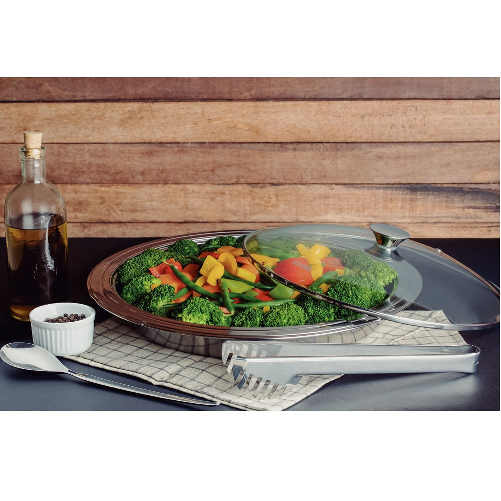 Kit para Servir Tramontina 3 Peças Ciclo Redondo em Aço Inox - Image 2