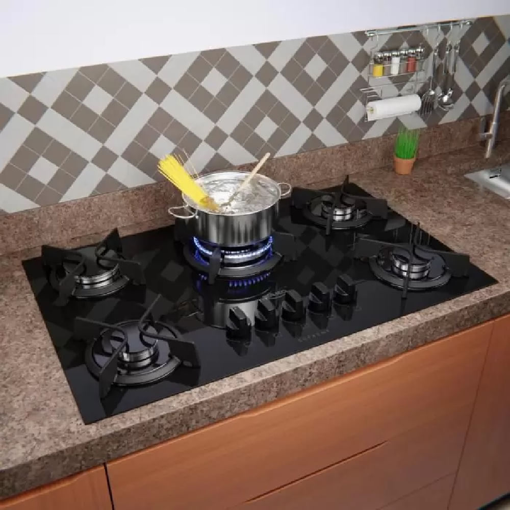 Cooktop Dako 5 Bocas Supreme Preto - Bivolt - Image 8