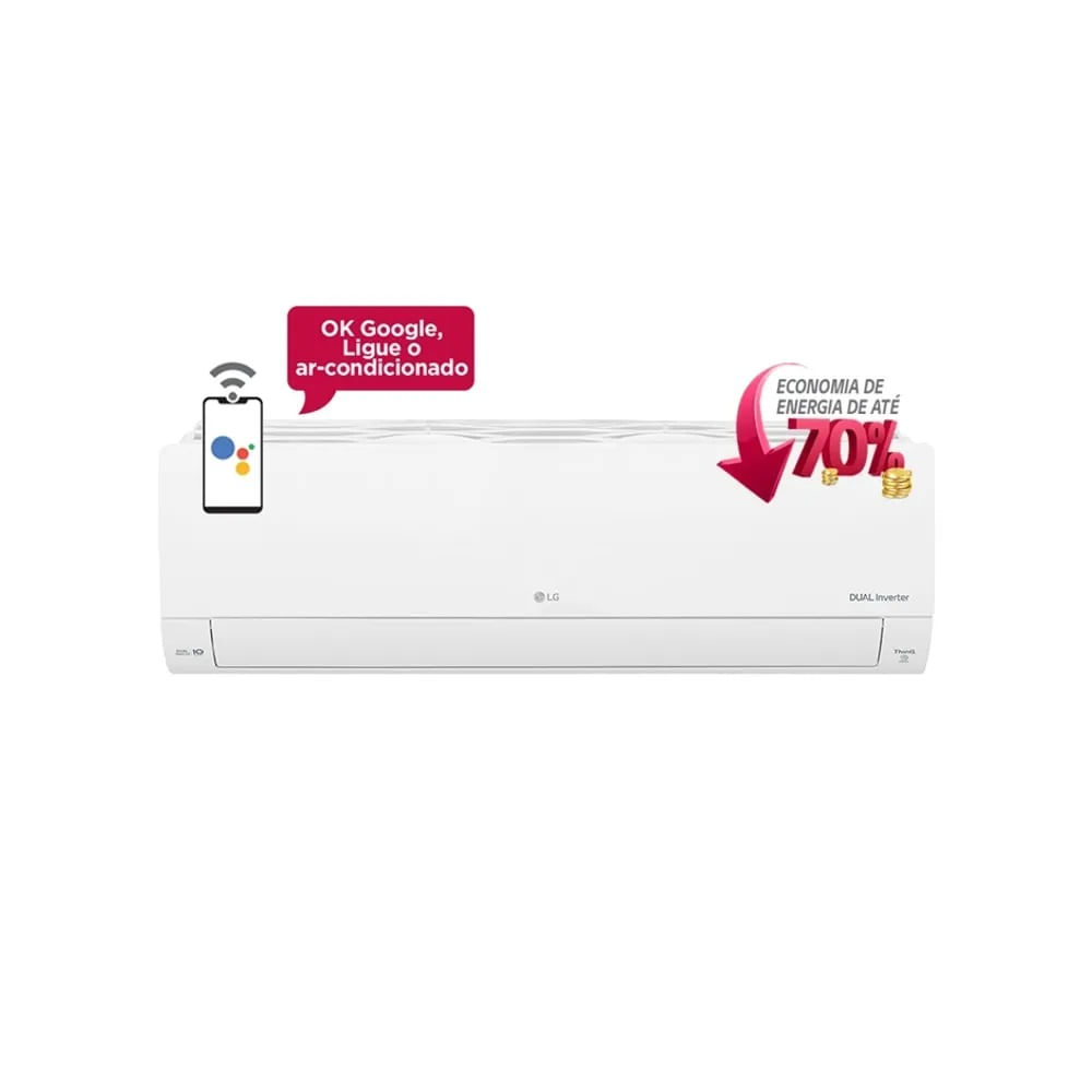 Ar Condicionado Split Hi Wall LG Inverter Dual Voice 30000 BTU Quente Frio – 220 Volts - Image 2