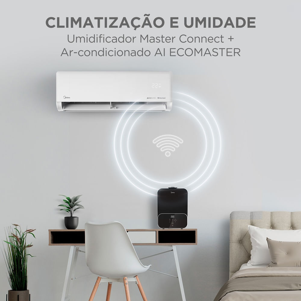 Umidificador Midea Master Connect 6 Litros Preto UMD6P3 - Bivolt - Image 4