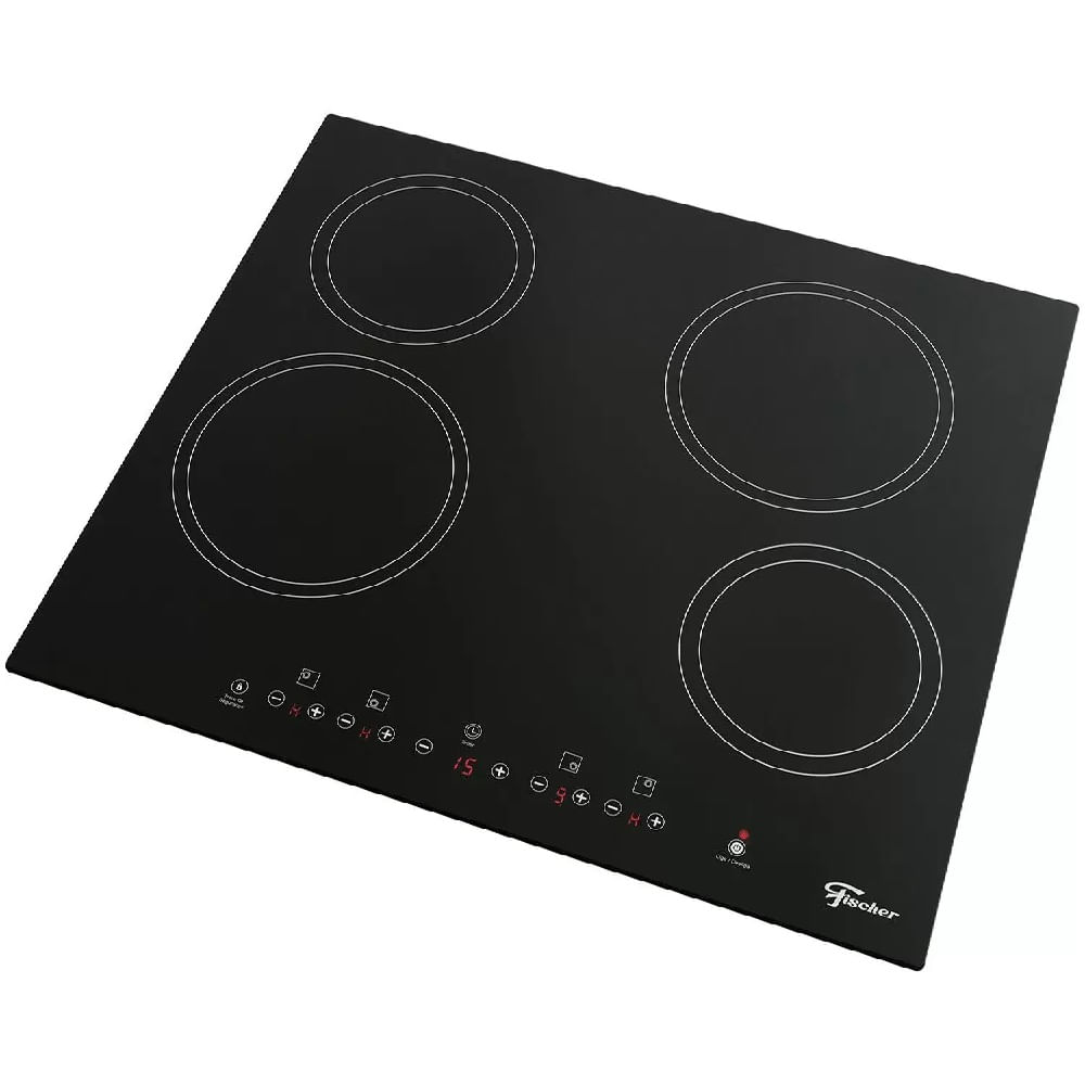 Cooktop Fischer 4 Bocas Mesa Vitrocerâmica Preto – 220 Volts - Image 2