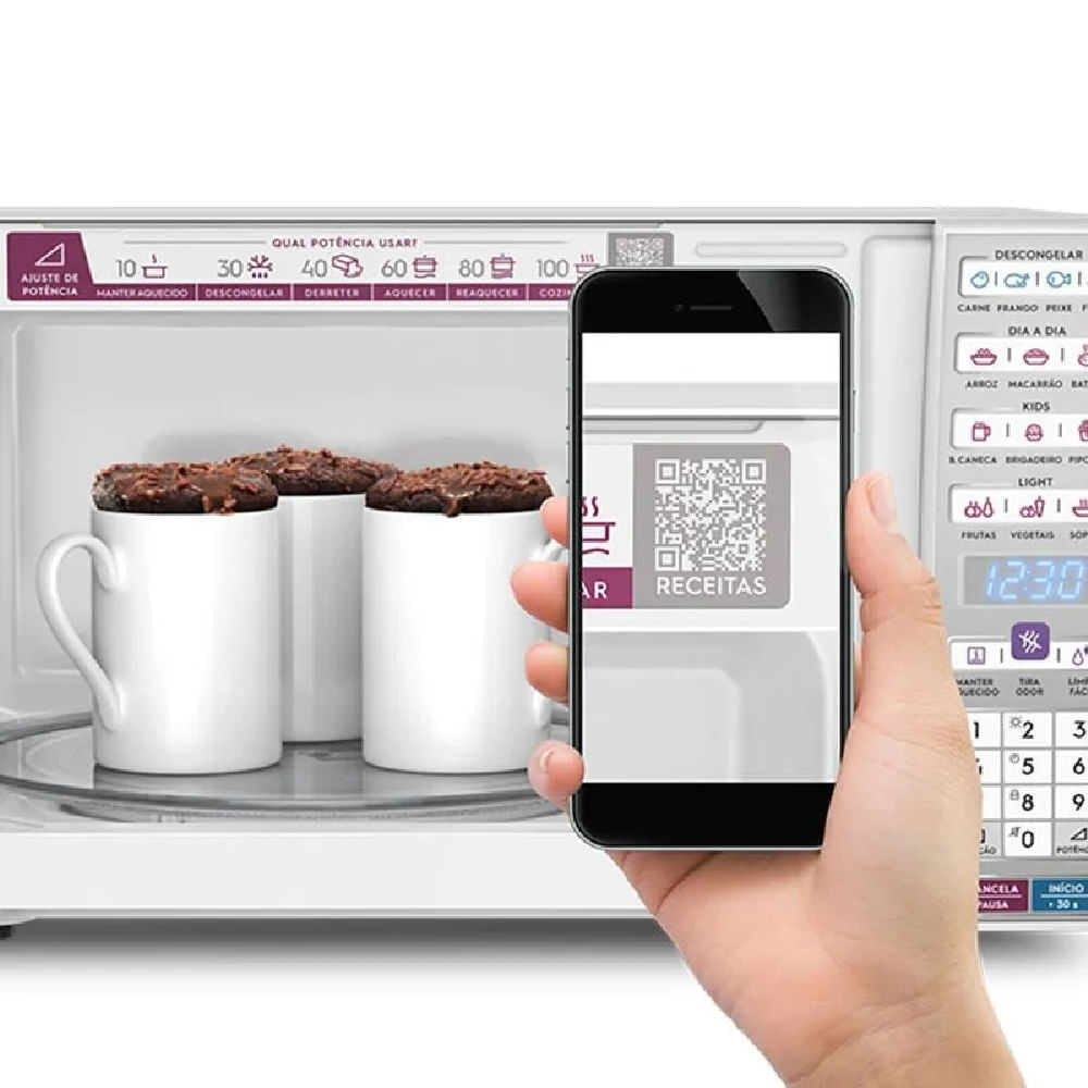 Micro-ondas Electrolux 34 Litros Função Tira Odor e Manter Aquecido Branco MEO44 – 127 Volts - Image 4