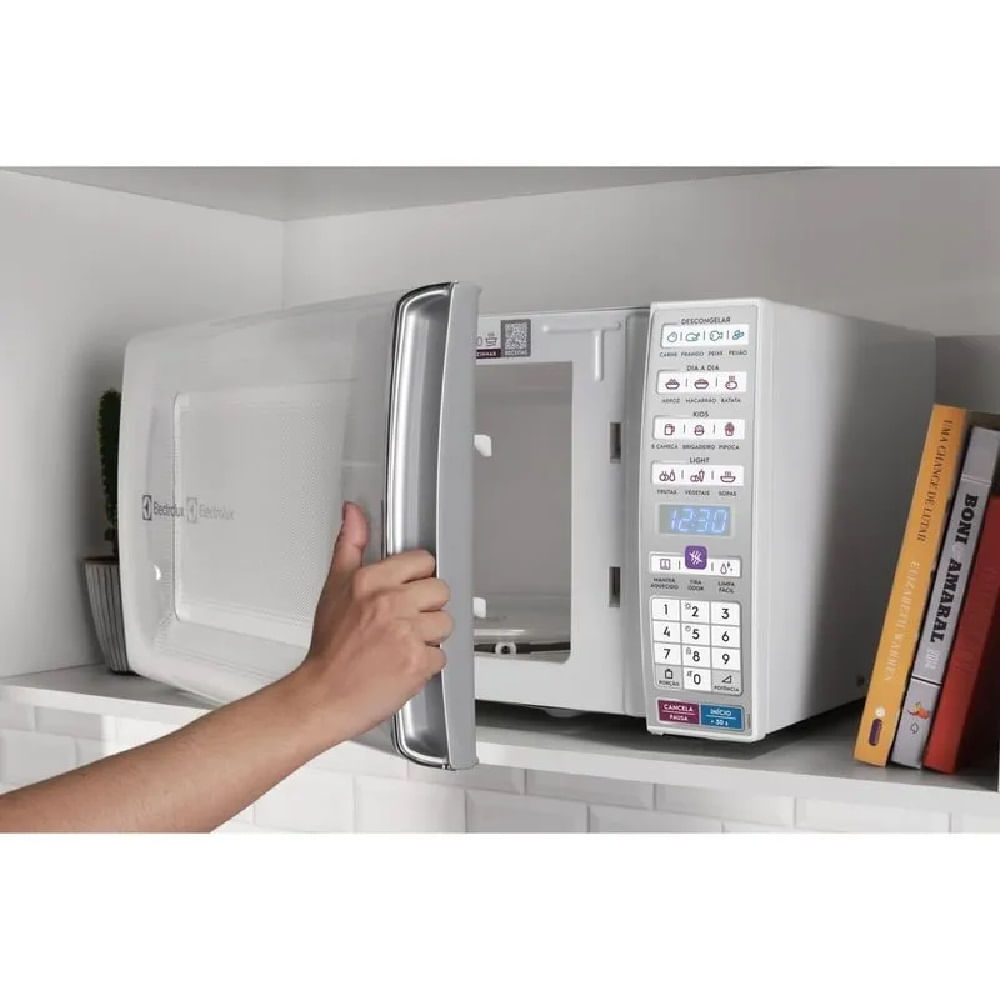 Micro-ondas Electrolux 34 Litros Função Tira Odor e Manter Aquecido Branco MEO44 – 127 Volts - Image 8