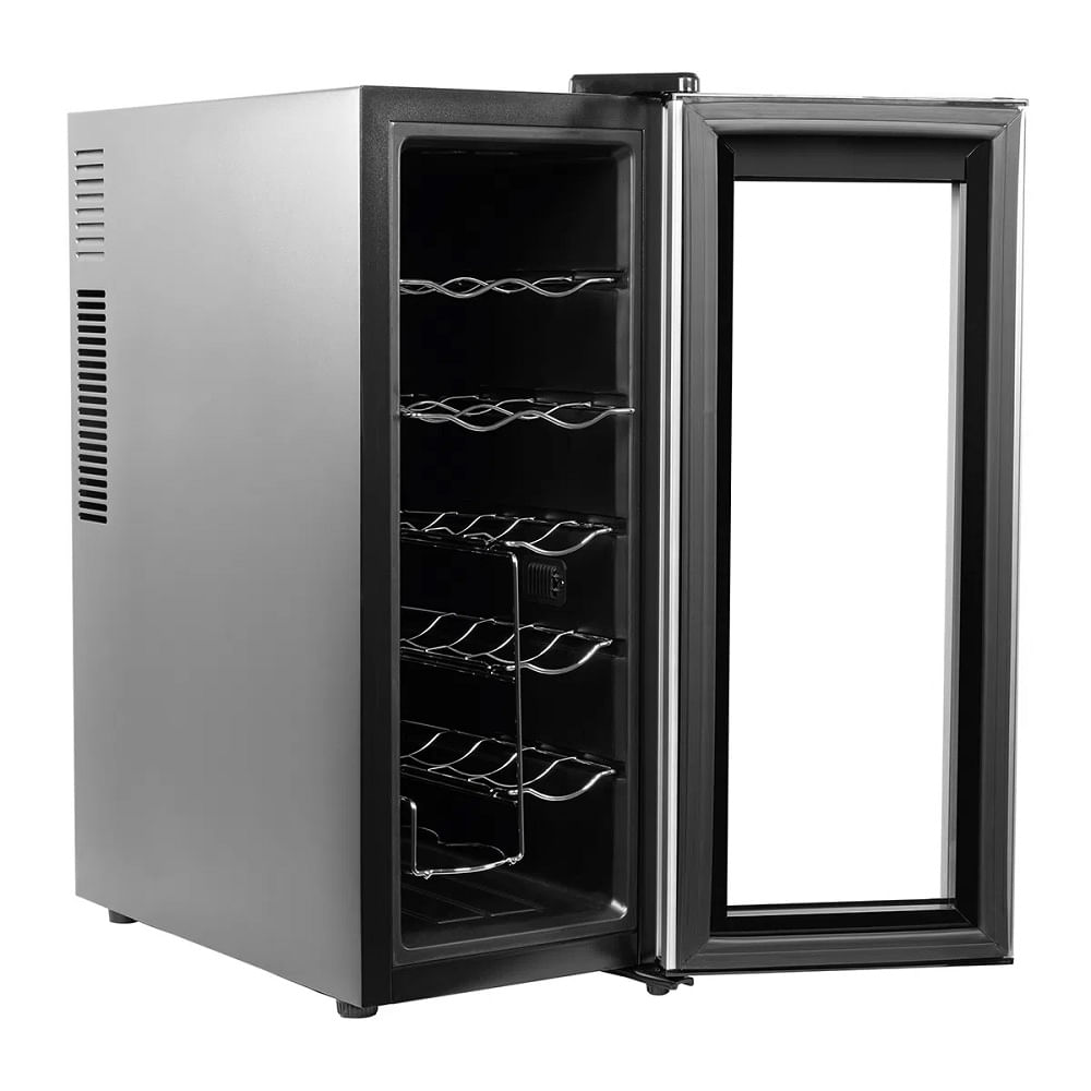 Adega Philco 12 Garrafas Termoelétrica Display Digital Preta e Cinza PAD12S – 127 Volts - Image 4