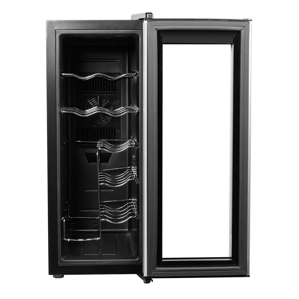 Adega Philco 12 Garrafas Termoelétrica Display Digital Preta e Cinza PAD12S – 127 Volts - Image 3