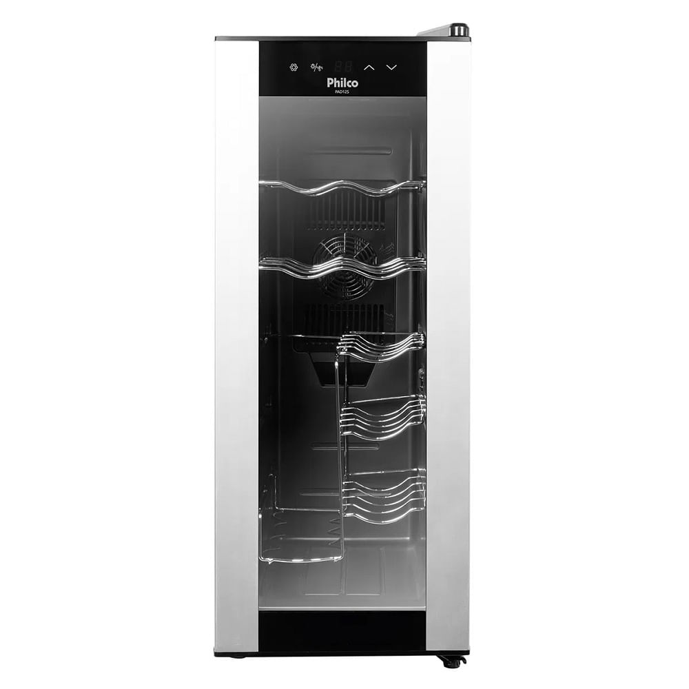 Adega Philco 12 Garrafas Termoelétrica Display Digital Preta e Cinza PAD12S – 127 Volts - Image 2