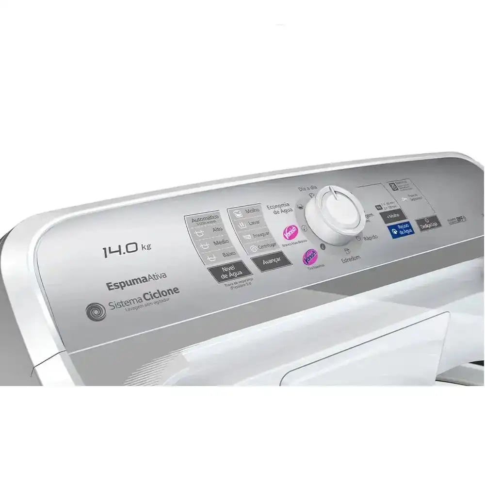 Lavadora de Roupas Panasonic 14Kg Função Vanish Branca F140 - 220 Volts - Image 5