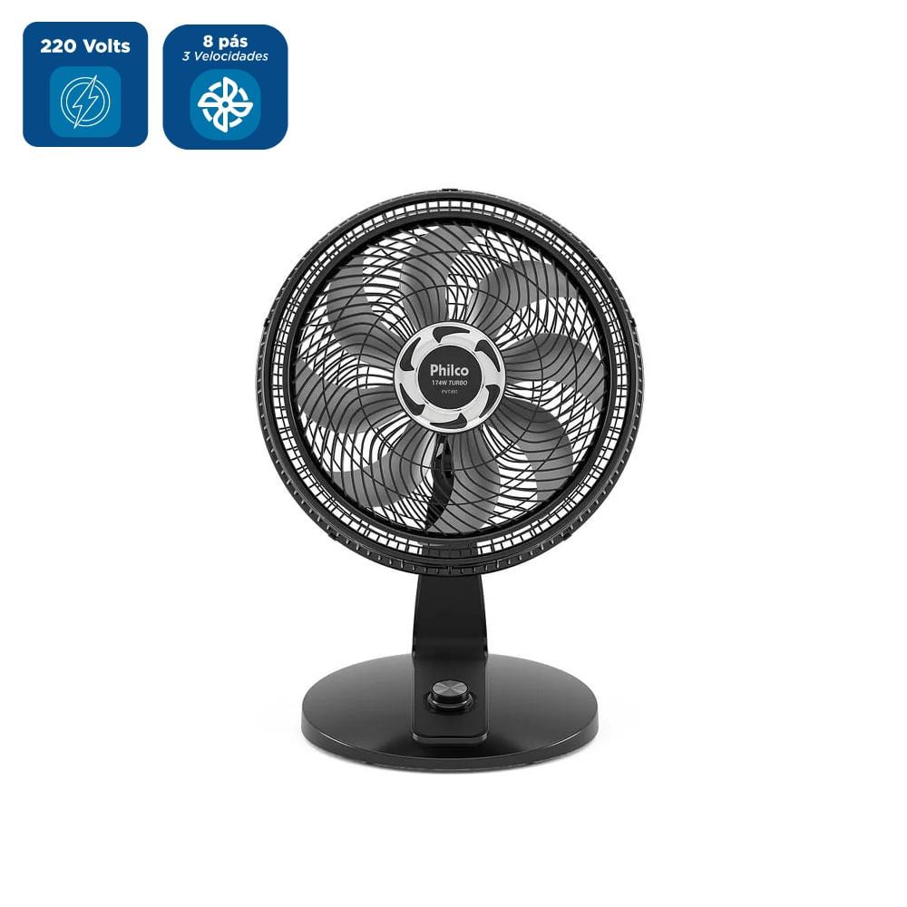 Ventilador de Mesa Philco 40cm 2 em 1 Maxx Force Preto PVT491 – 220 Volts - Image 2