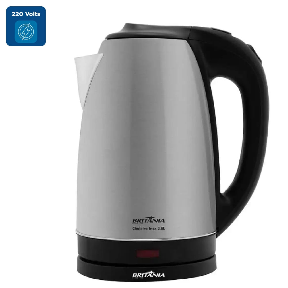 Chaleira Elétrica Britânia 2,5 Litros Inox 220V BR25 - Image 2