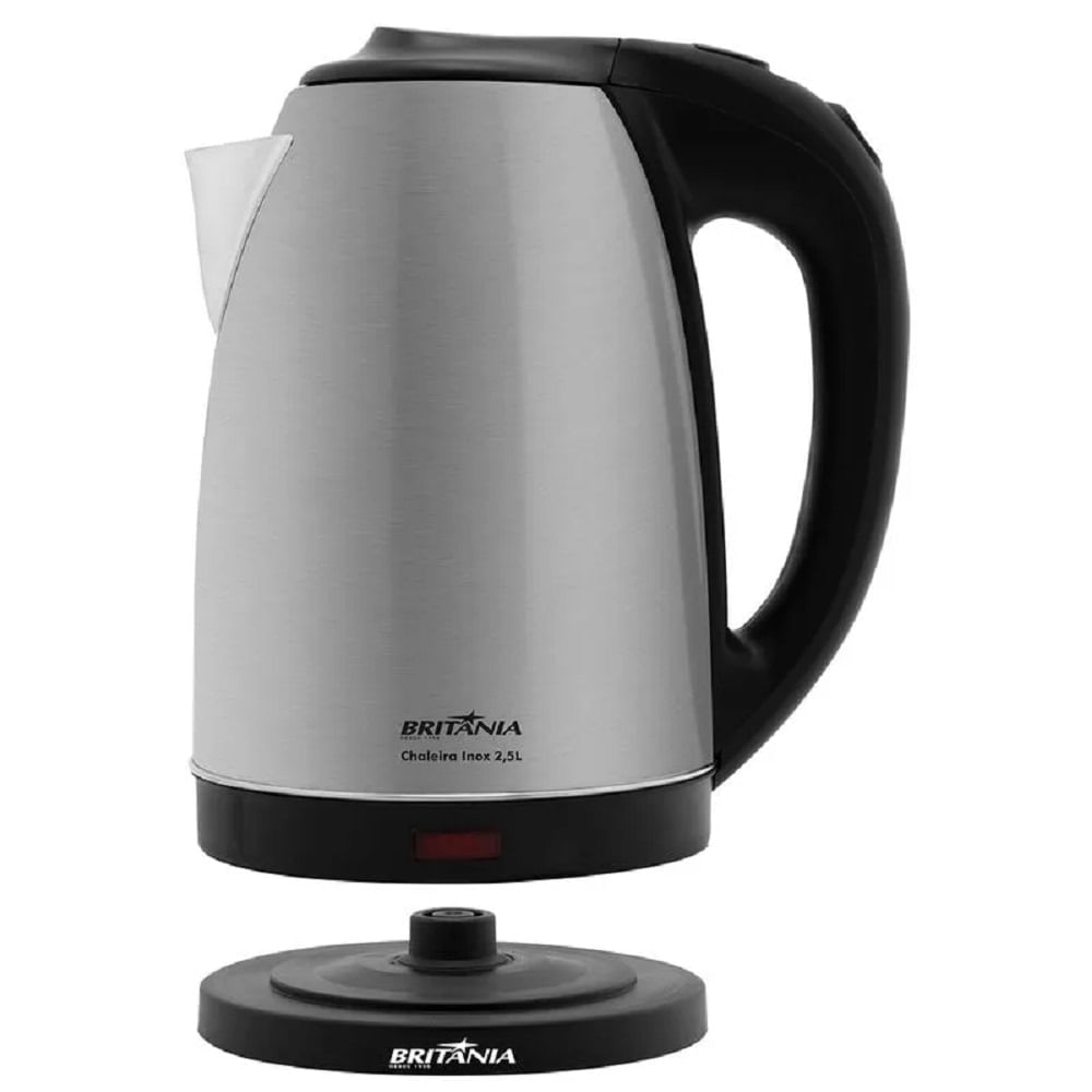 Chaleira Elétrica Britânia 2,5 Litros Inox 220V BR25 - Image 4