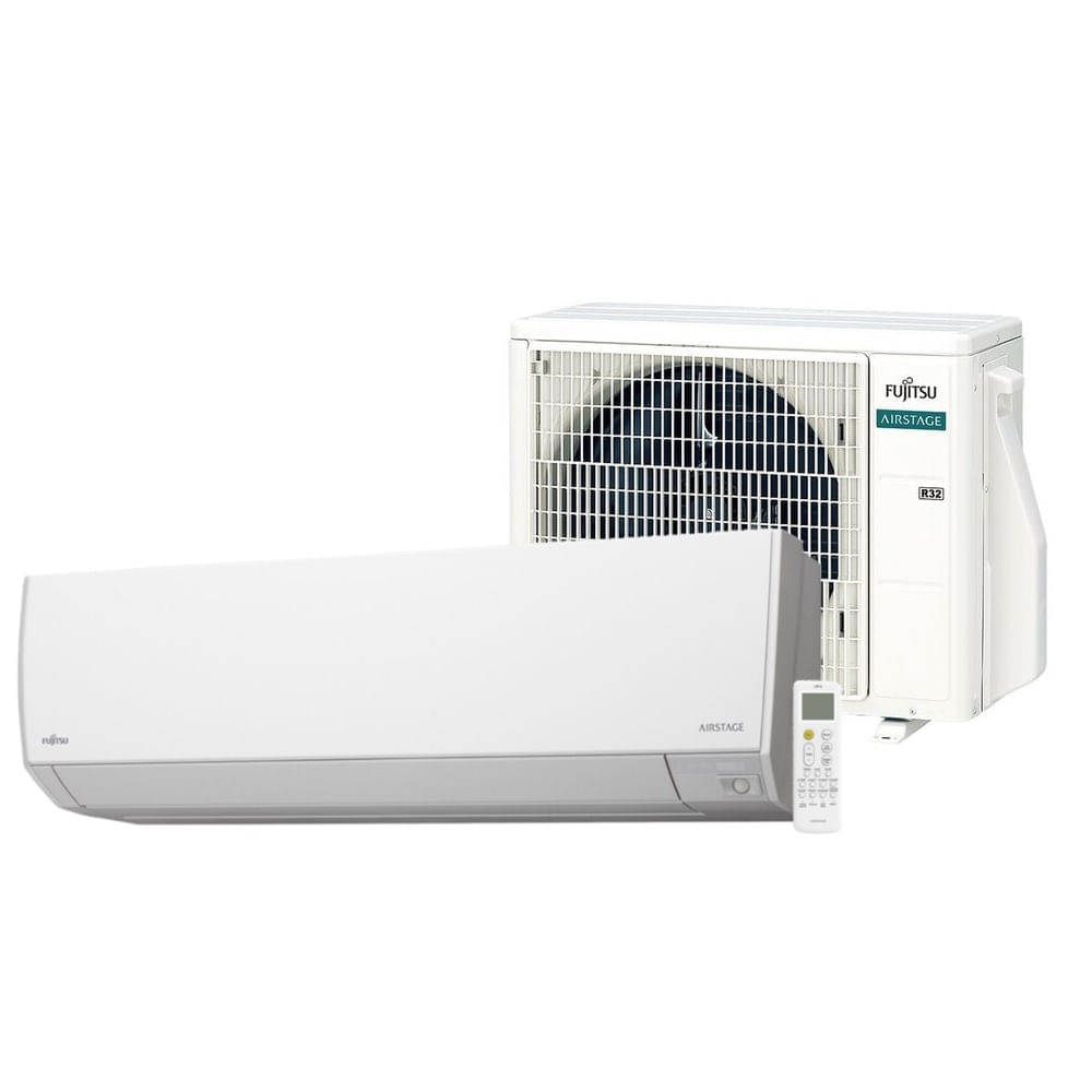 Ar Condicionado Split Hi Wall Inverter Fujitsu Airstage Premium 12000 BTU/h Quente e Frio ASBG12KMBA - 220 Volts