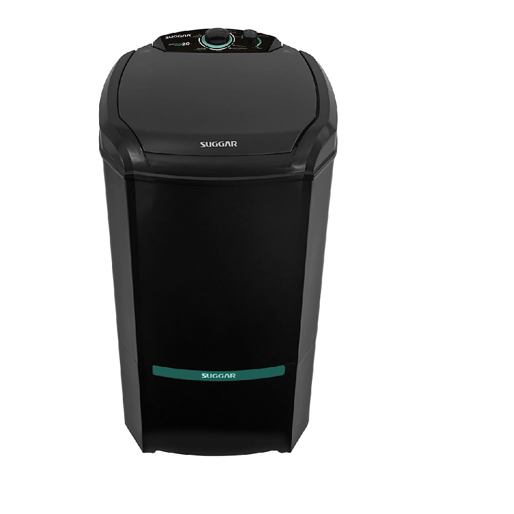 Lavadora de Roupas Suggar 20 Kg Semiautomática Lavamax Eco Preta LE2001PT – 127 Volts