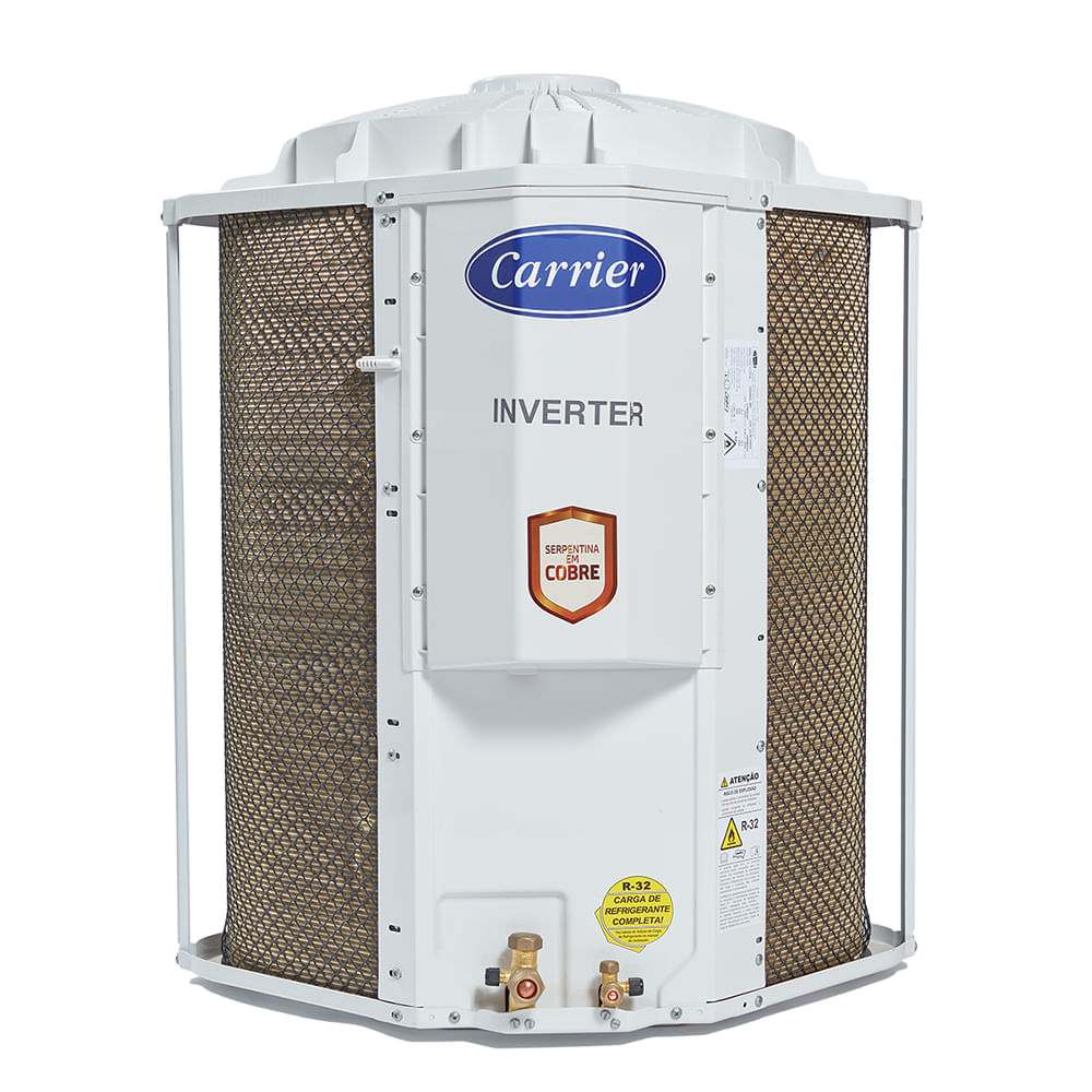 Ar Condicionado Split Cassete Carrier Inverter 24000 BTU/h 4 Vias Frio Monofásico 40KVQD24C5– 220 Volts - Image 2