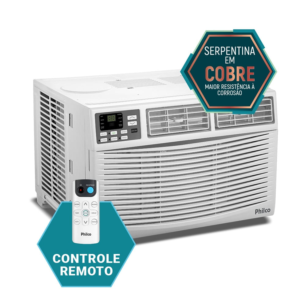Ar Condicionado Janela Philco 7500 BTU/h Frio Eletrônico PAJ7FH - 220 Volts - Image 4