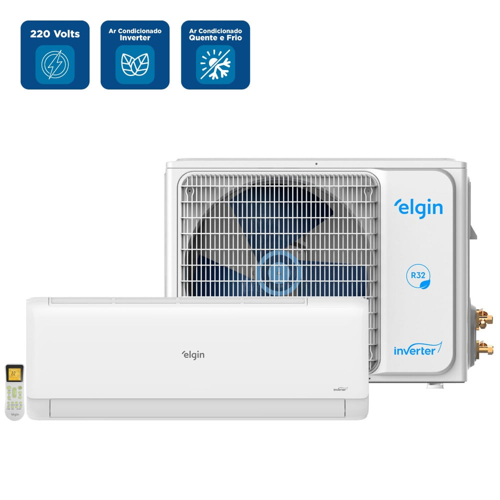 Ar Condicionado Split Elgin Eco Inverter III Wi-Fi 12000 BTU/h Quente e Frio 45HJQI12C2WF - 220 Volts - Image 2
