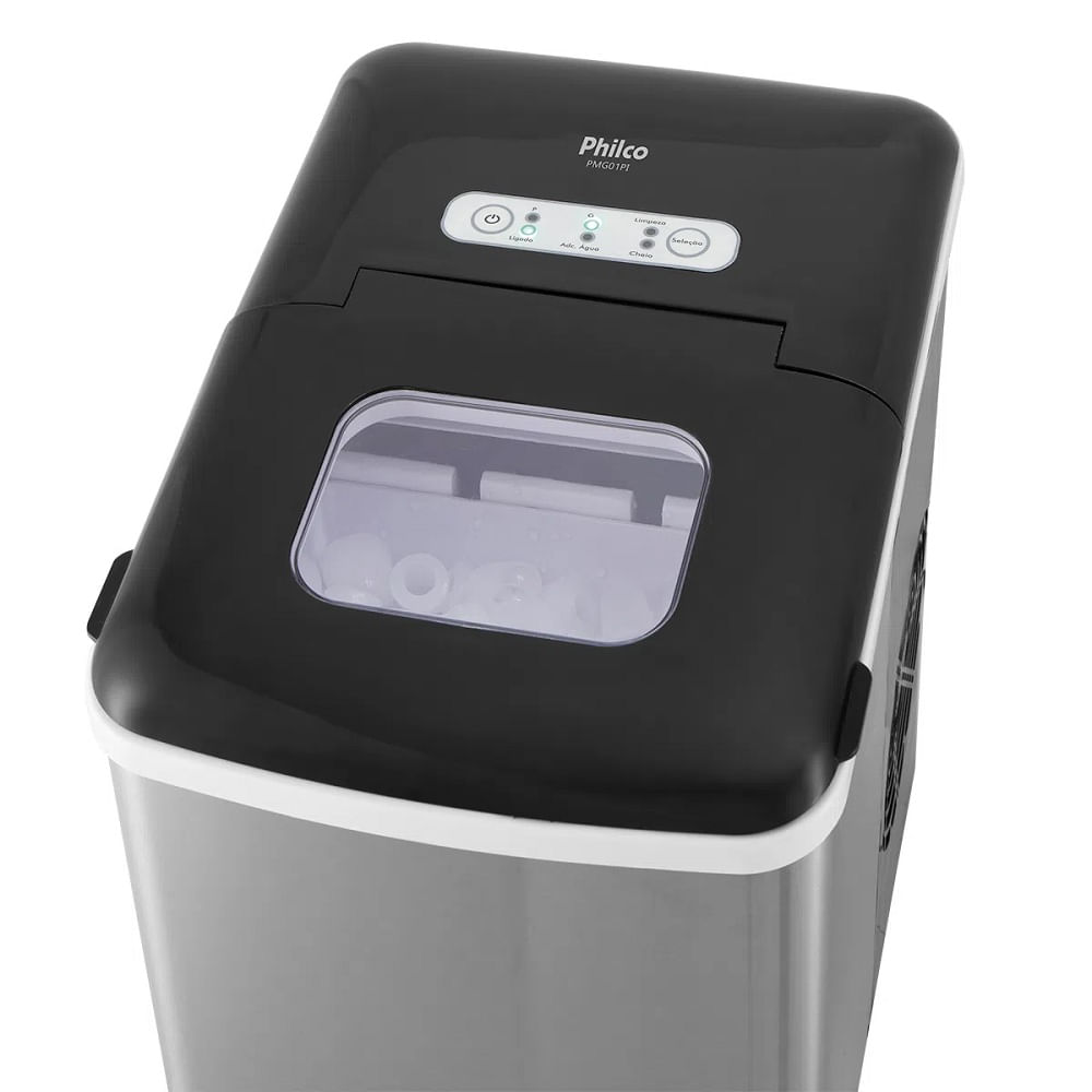 Máquina de Gelo Philco 12Kg Prata PMG01PI – 127 Volts - Image 3
