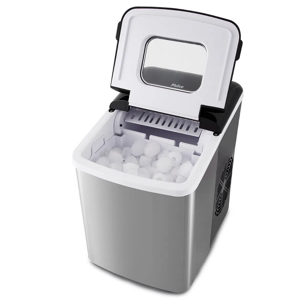Máquina de Gelo Philco 12Kg Prata PMG01PI – 127 Volts - Image 2