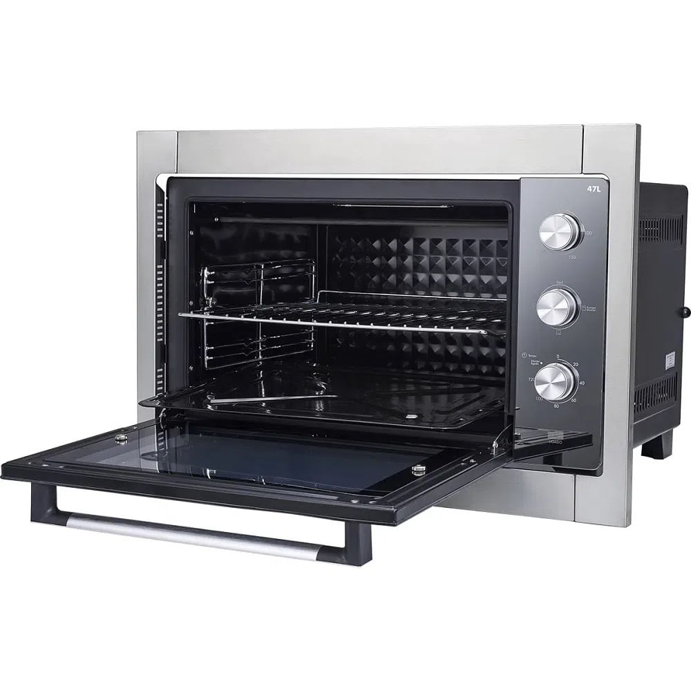 Forno Elétrico de Embutir Britânia 47 Litros Limpeza Prática Inox BFE47P - 220 Volts - Image 2