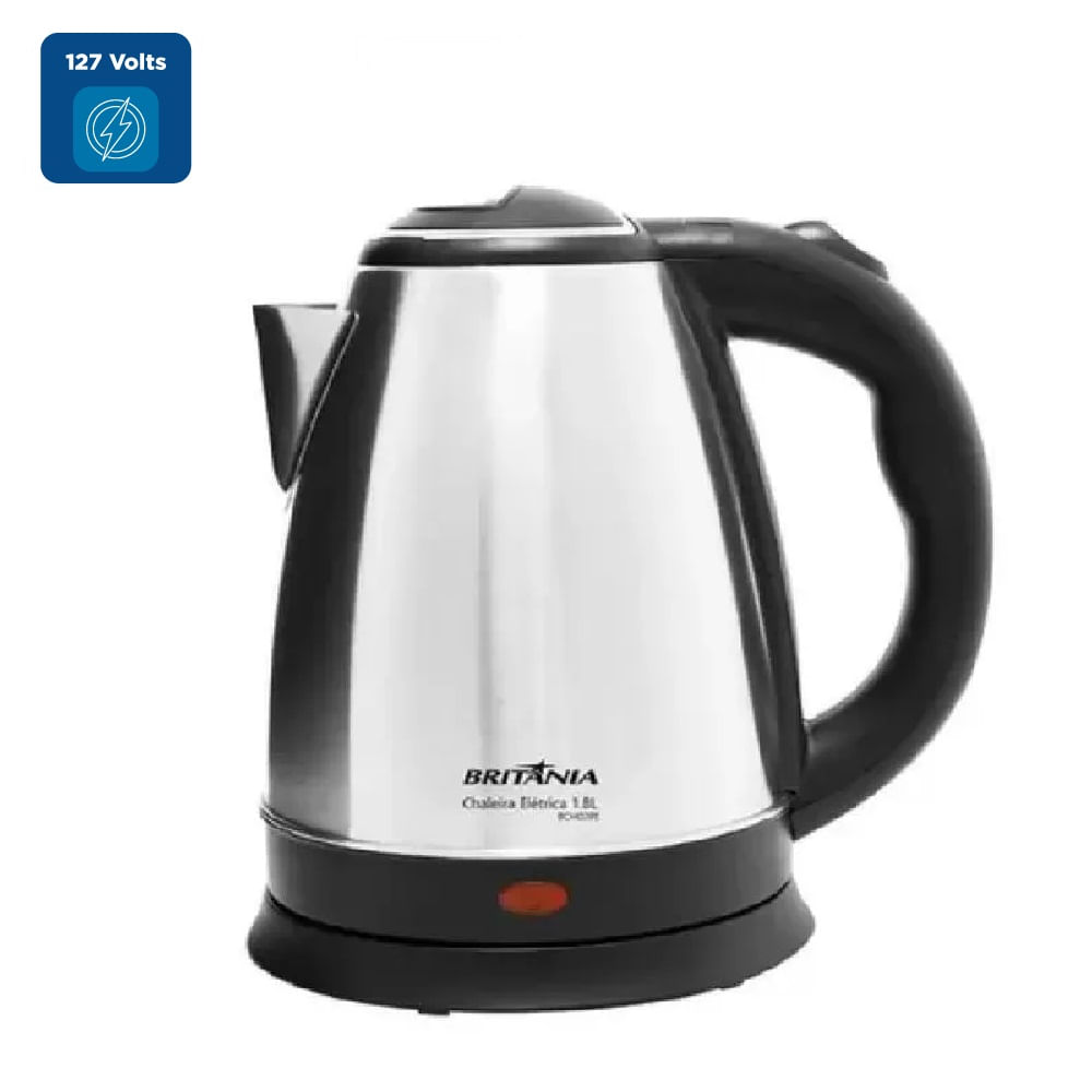 Chaleira Elétrica Britania 1,8 Litros Inox 127V BCH02PI - Image 2