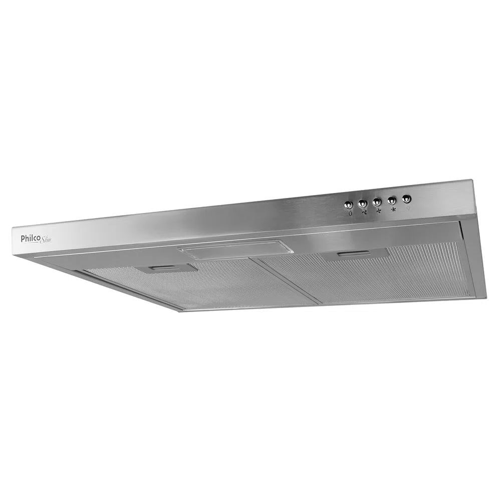 Depurador e Exaustor Philco 60cm Slim 3 Velocidades Inox PDR60I - 127 Volts - Image 4