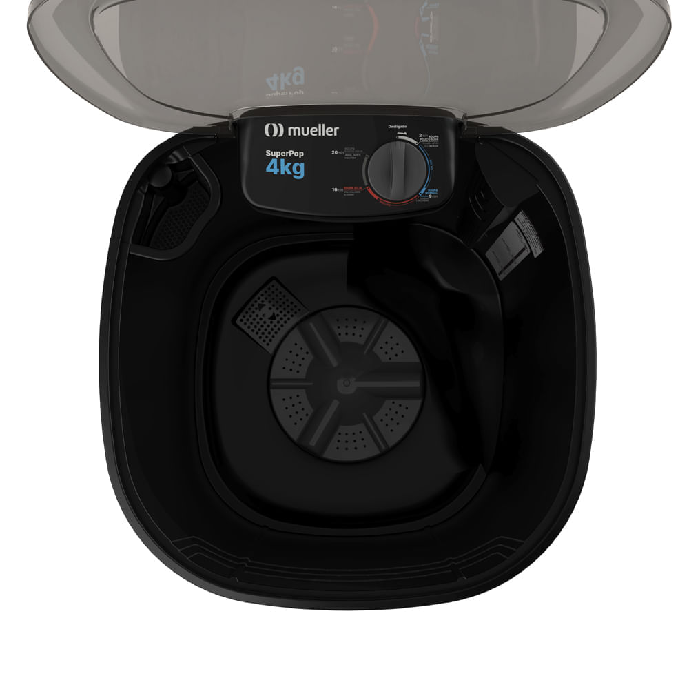Lavadora De Roupas Mueller 4kg SuperPop Preto – 220 Volts - Image 6