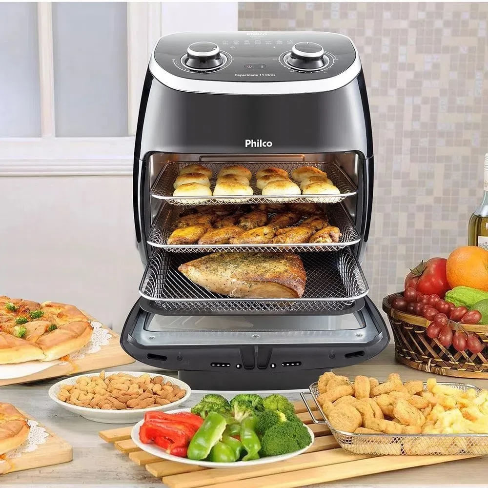 Air Fryer Philco Oven 11 Litros Preto 127V PFR2000P - Image 5