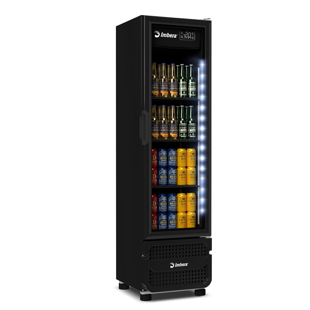 Cervejeira Imbera 215 Litros Porta de Vidro Full Black Preta CCV144 - 220 Volts - Image 5