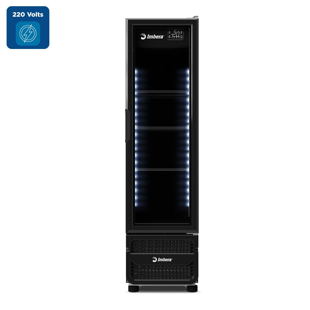 Cervejeira Imbera 215 Litros Porta de Vidro Full Black Preta CCV144 - 220 Volts - Image 2