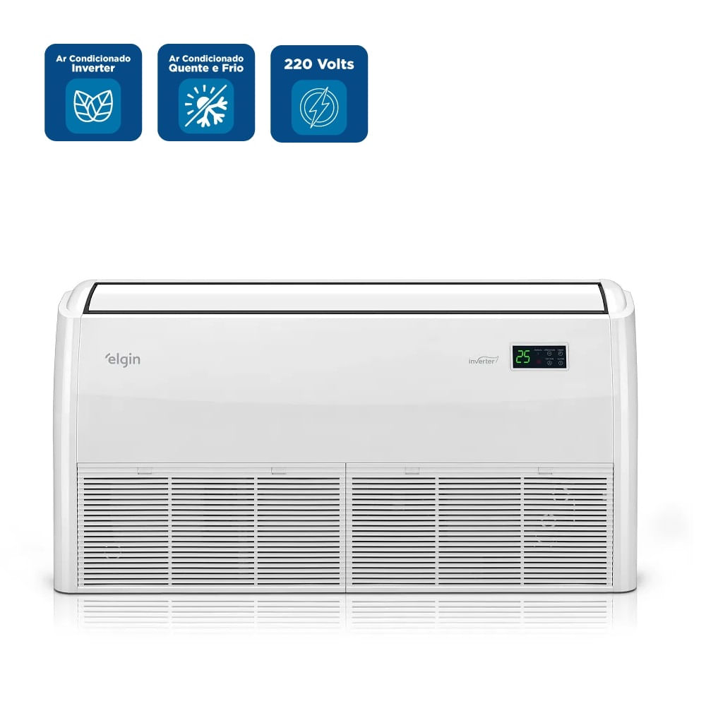 Ar Condicionado Split Piso Teto Elgin Eco Inverter R-32 24000 BTU/h Quente e Frio Monofásico 45PVQI24C2DA – 220 Volts - Image 2