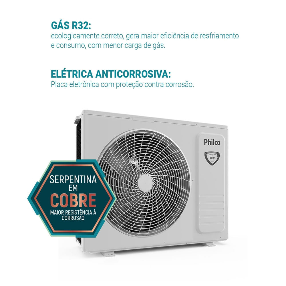 Ar Condicionado Quadri Split Inverter Philco 4x12000 BTU/h Quente e Frio PAC42QV - 220 Volts - Image 14