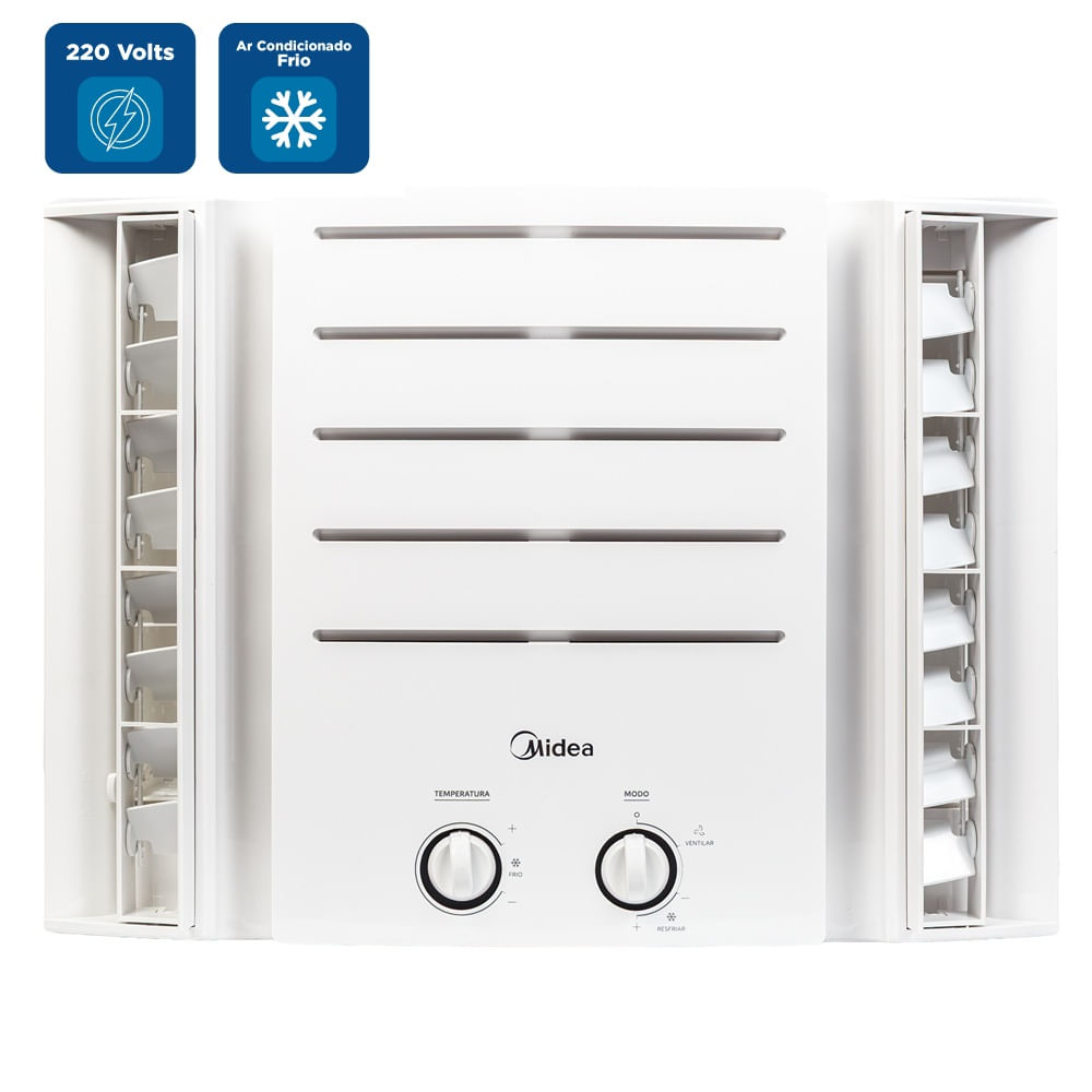 Ar Condicionado Janela Midea 10000 BTU/h Frio Mecânico QCL105BB - 220 Volts - Image 2