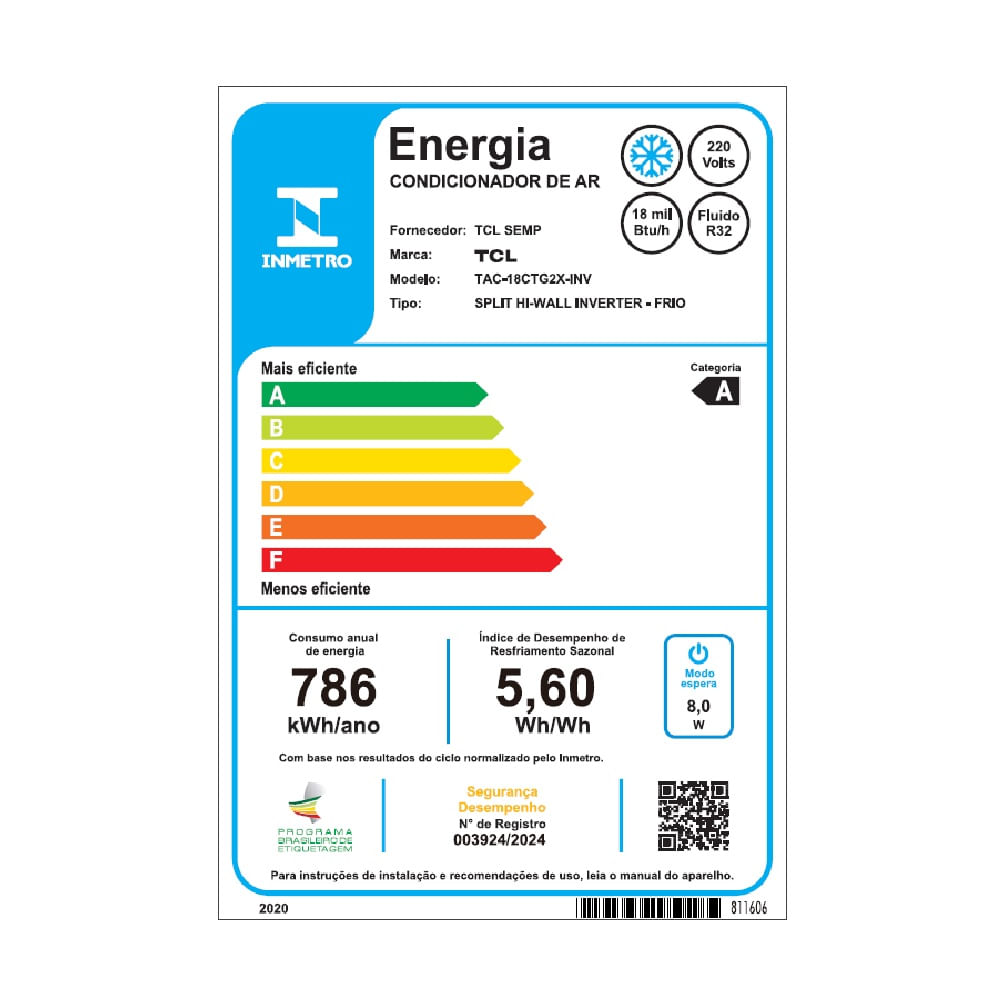 Ar Condicionado Split Inverter TCL T-Pro 2.0 18000 BTUs Frio Branco 220V TAC-18CTG2X-INV - Image 5