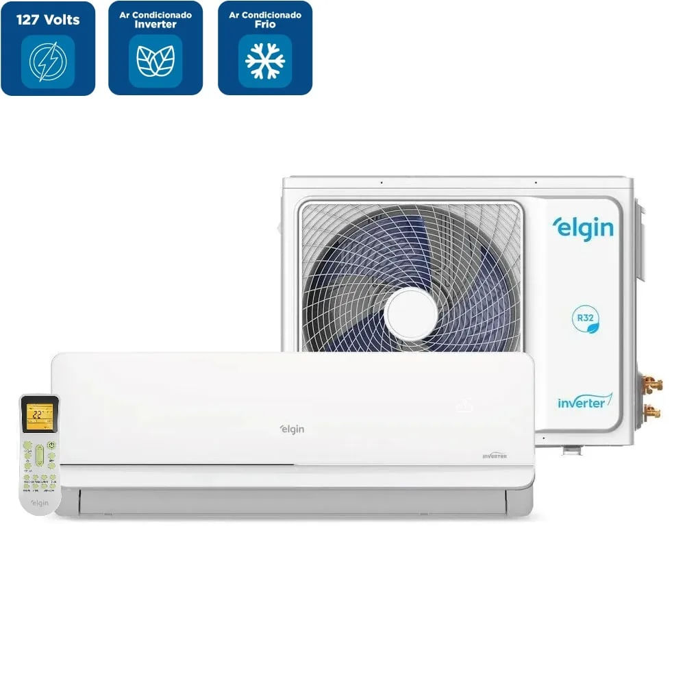 Ar Condicionado Split Inverter Elgin Eco Star 12000 BTU/h Frio 45HSFI12C1IB - 127 Volts - Image 2