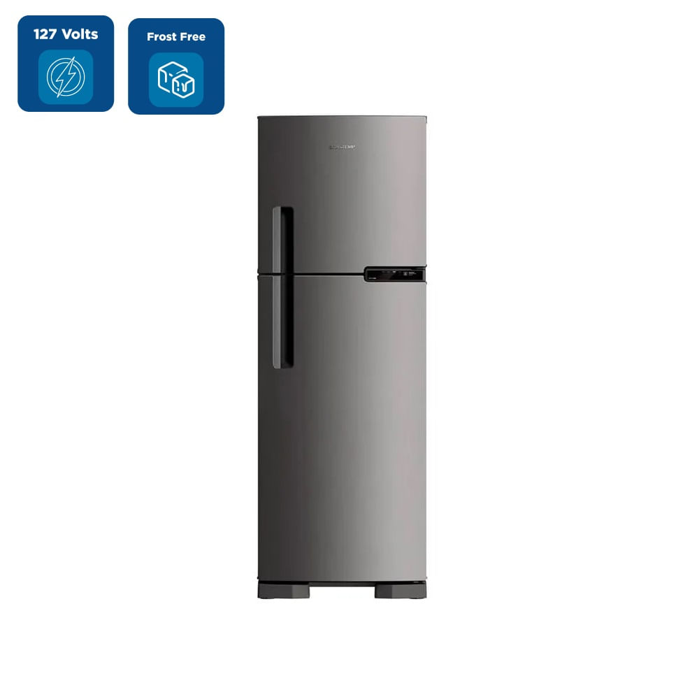 Refrigerador Brastemp Frost Free 375 Litros Duplex com Compartimento Extrafrio Inox BRM44HK - 127 Volts - Image 2