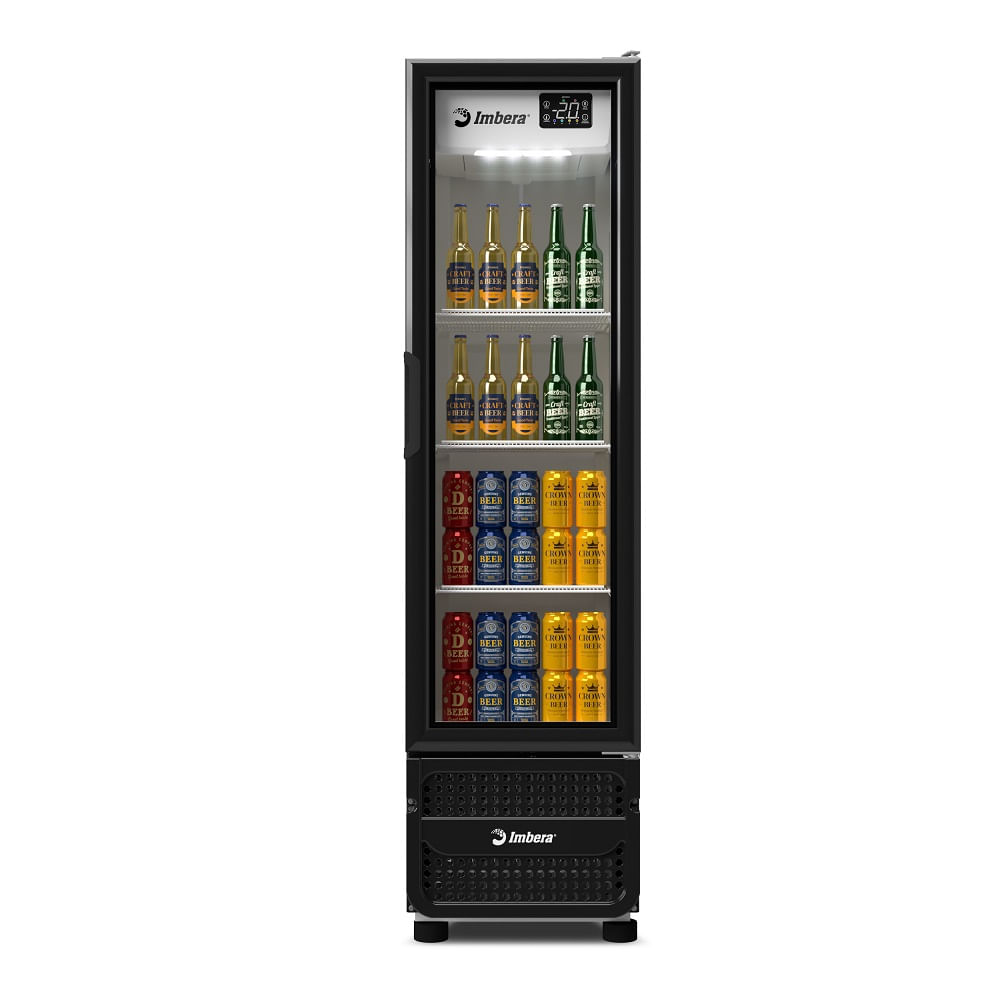 Cervejeira Imbera 215 Litros Porta de Vidro Padrão Preta CCV144 - 127 Volts - Image 3