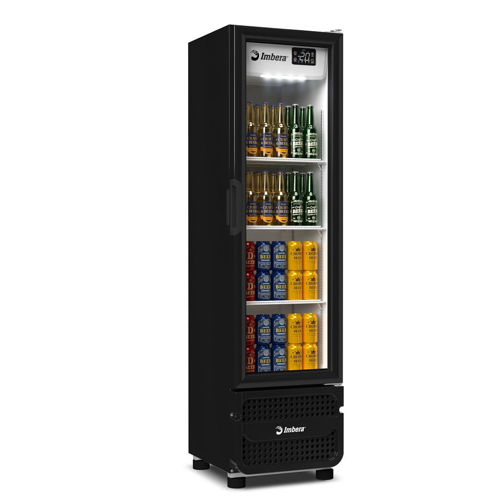 Cervejeira Imbera 215 Litros Porta de Vidro Padrão Preta CCV144 - 127 Volts - Image 5