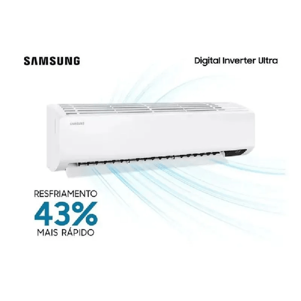 Ar Condicionado Split Hi Wall Inverter Samsung Digital Ultra 22000 BTU/h Frio AR24TVHZDWKNAZ – 220 Volts - Image 4