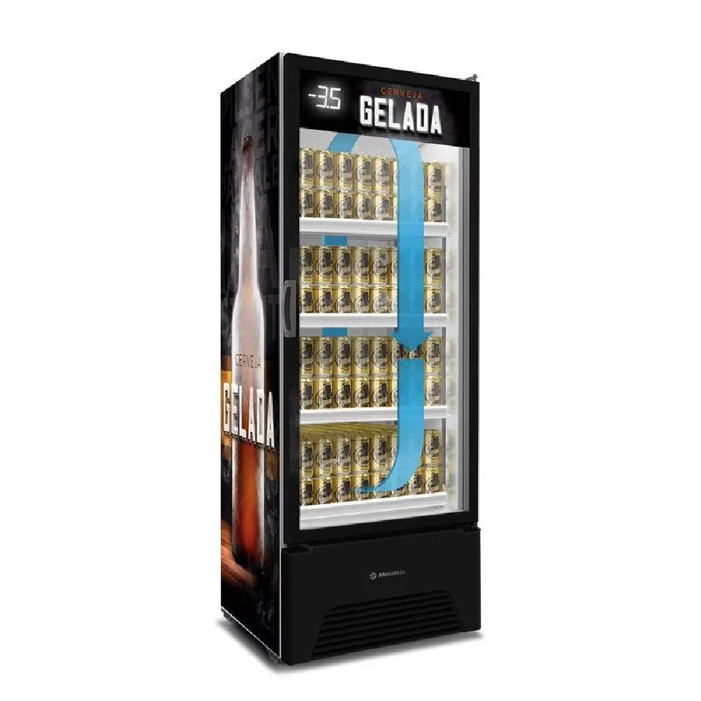 Cervejeira Metalfrio 513 Litros Optima Gelada Porta de Vidro VN50AH – 220 volts - Image 4