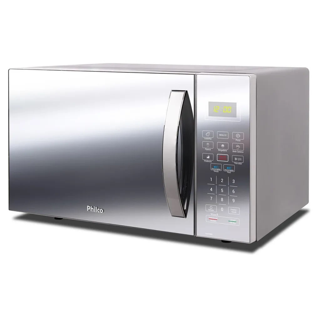 Micro-ondas Philco 34 Litros Espelhado Branco PMO34EB – 220 Volts - Image 4