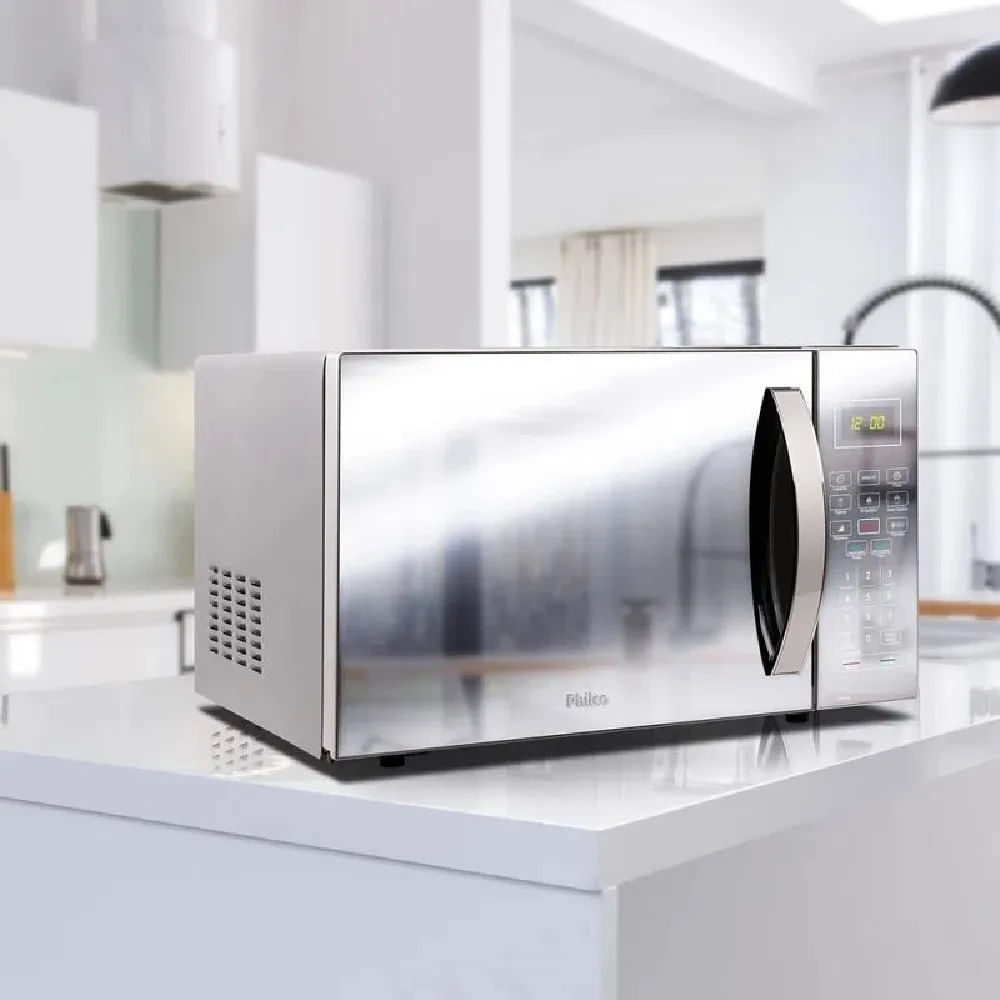Micro-ondas Philco 34 Litros Espelhado Branco PMO34EB – 220 Volts - Image 12