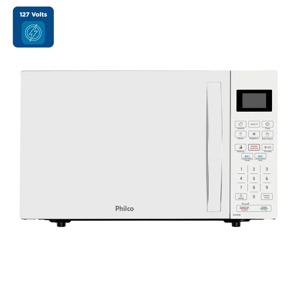 Micro-ondas Philco 28 Litros Branco PMO28BB – 127 Volts - Image 2