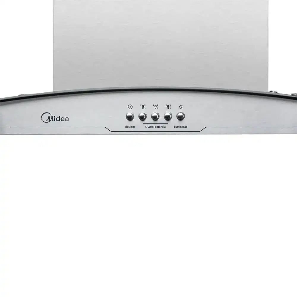 Coifa de Parede Midea 60cm Vidro Inox RGB601 - 127 Volts - Image 4