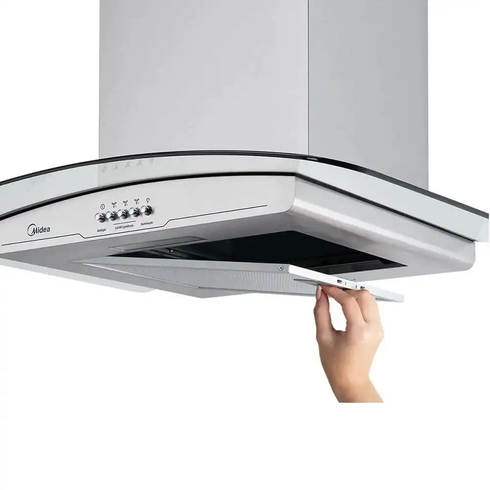 Coifa de Parede Midea 60cm Vidro Inox RGB602 - 220 Volts - Image 5