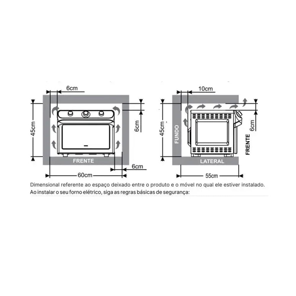 Forno Elétrico e Fritadeira Mueller 35 Litros Air Preto MFB35G - 220 Volts - Image 13