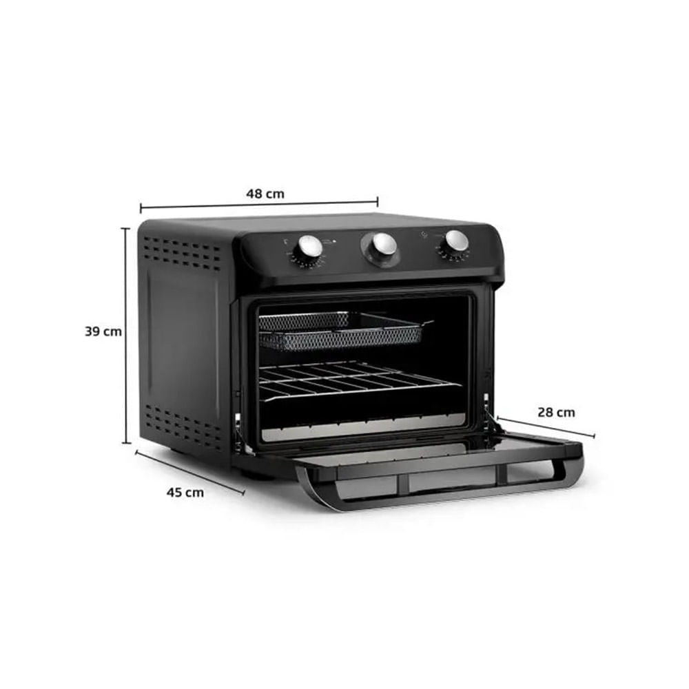 Forno Elétrico e Fritadeira Mueller 35 Litros Air Preto MFB35G - 220 Volts - Image 6