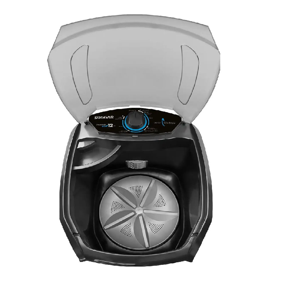Lavadora de Roupas Suggar 12Kg Lavamax Eco Preta LE1202PT – 220 Volts - Image 3