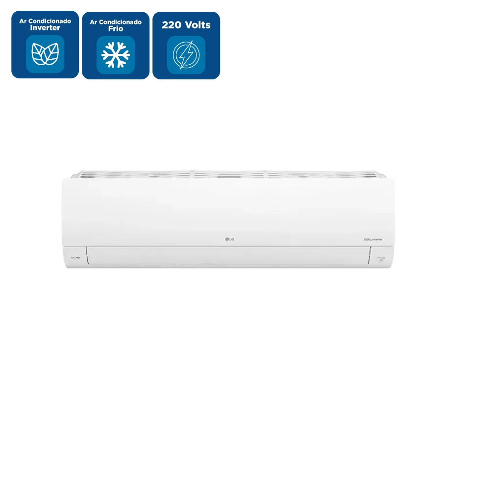Ar Condicionado Split Inverter 12.000 Btus LG Dual Compact +IA Frio S3-Q12JAQAL - 220 Volts - Image 2