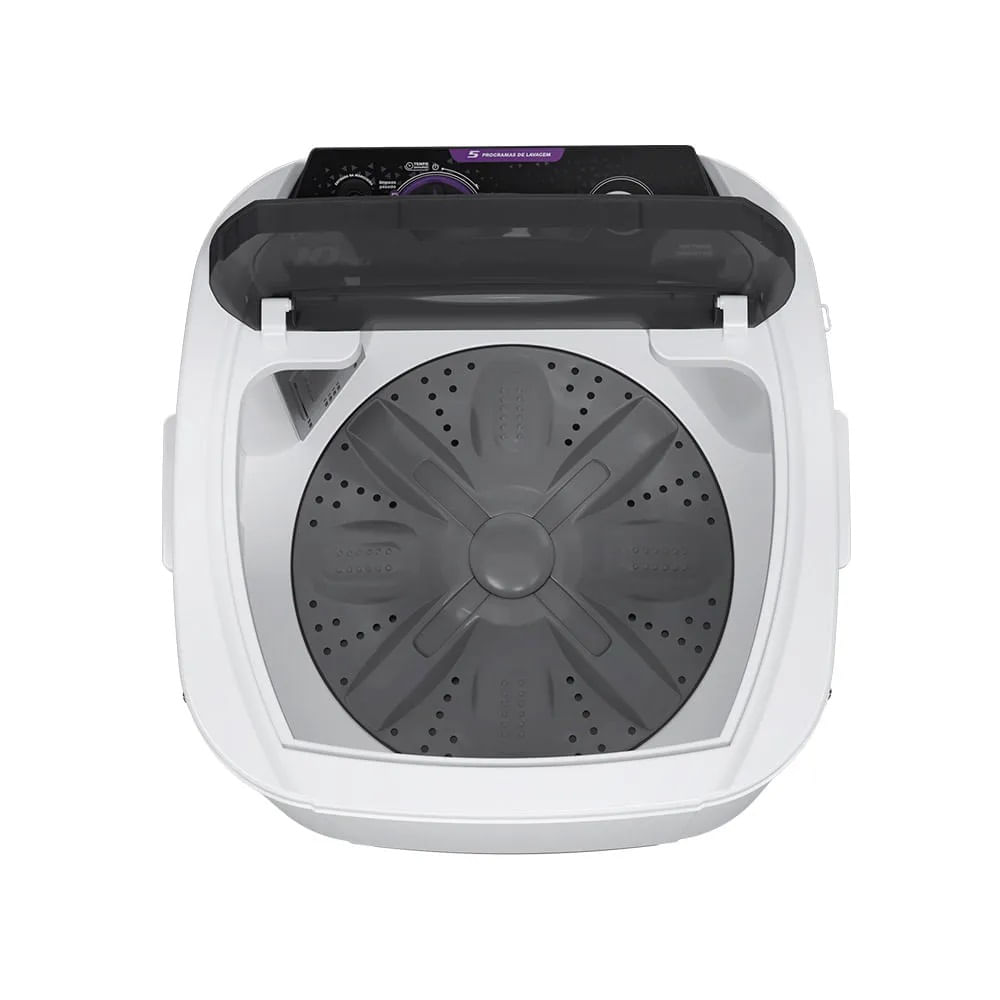 Lavadora de Roupas Praxis 10Kg Semi Automática Mobi Branca – 127 Volts - Image 3