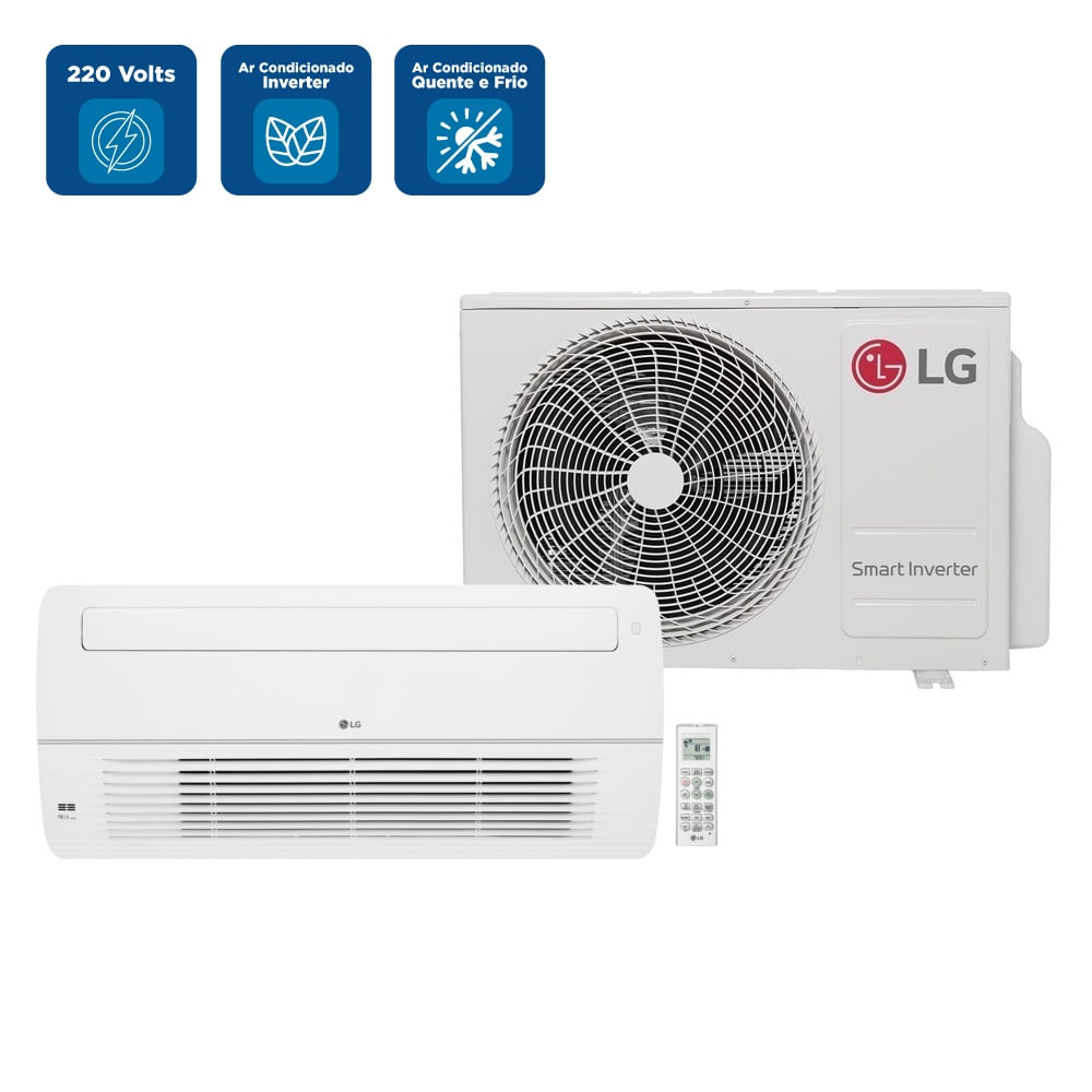 Ar Condicionado Split Cassete 1 Via Inverter LG 24000 BTU/h Quente e Frio Monofásico ZT-W24GTTAA - 220 Volts - Image 2